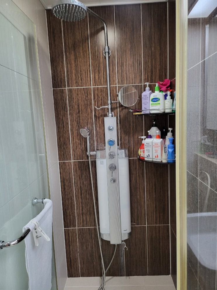  용산 이편한세상 아파트 해바라기 샤워기 제거 및 샤워수전 설치 / 용산 마포 집수리 파란몽키
