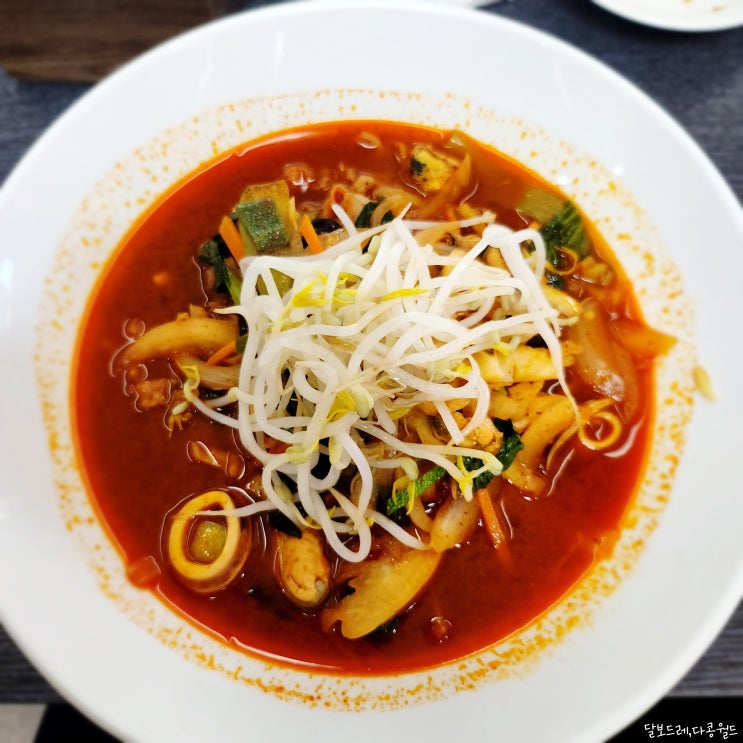  충남 금산 매콤한 짬뽕 국물 해장 최고 차돌 짬뽕 맛집 쌍용대반점