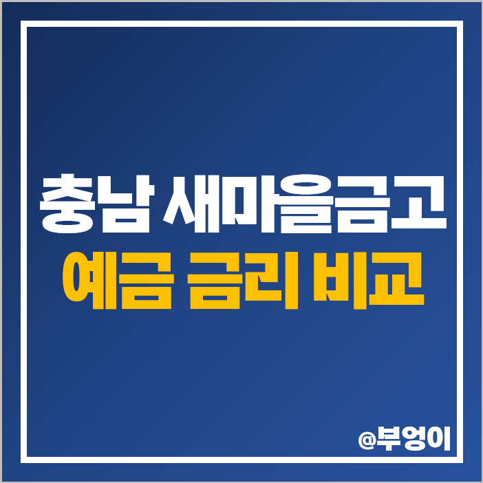새마을금고 정기예금 금리 비교 서산 아산 천안 보령 특판 새마을금고 정기예금 금리 비교 서산 아산 천안 보령 특판