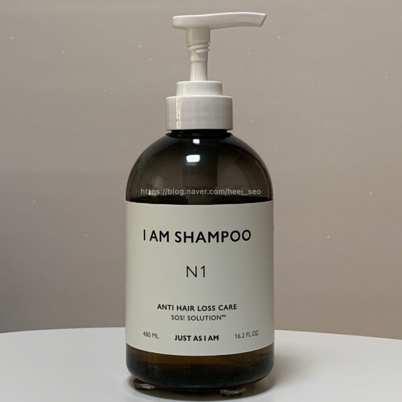 [헤어/샴푸] 저스트에즈아이엠 아이엠 샴푸 안티 헤어 로스 케어 N1 480ml (2통 사용 후기)