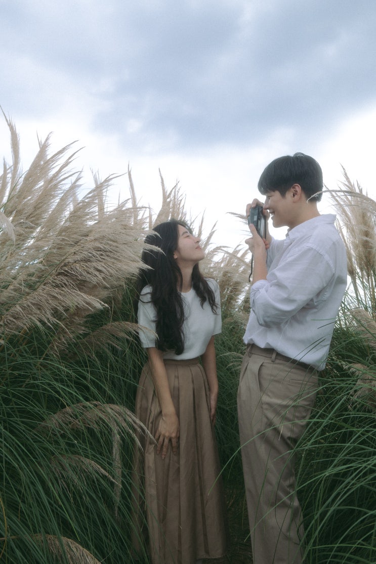  대저생태공원 팜파스, 부산 여행 스냅, 커플 스냅