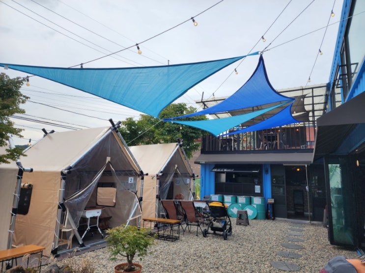  반려견 동반 가능한 용인바비큐 더컨테이너759 2번 사이트 방문후기