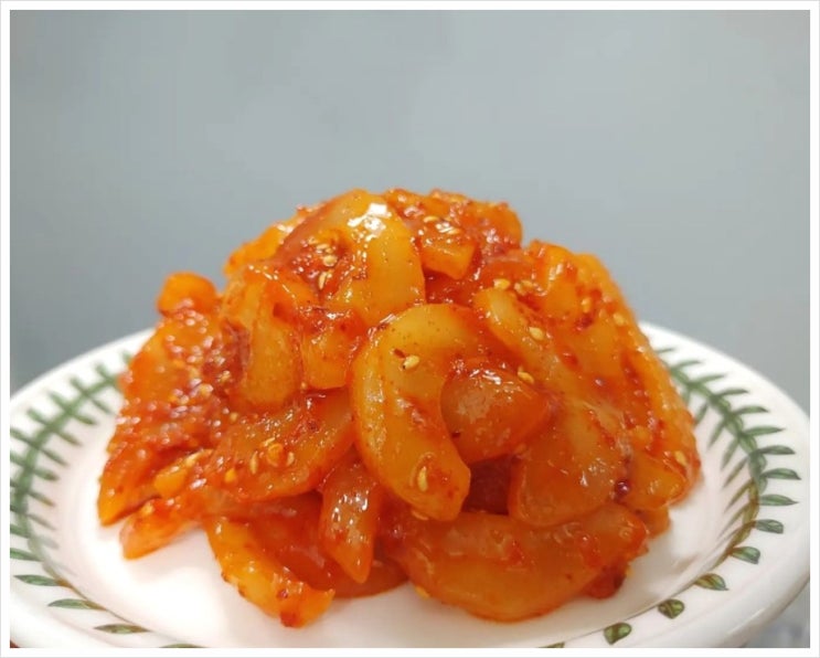  노각 무침 김치 쓴맛없이 만드는법 백종원 늙은오이요리