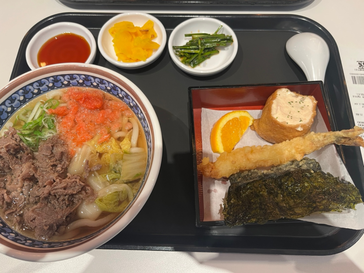  고척 아이파크몰 푸드코트 맛집 깔끔한 맛의 스키우동/푸드코트 내부