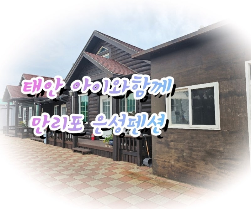 충남태안 아이와가볼만한 가성비 민박 만리포 은성펜션