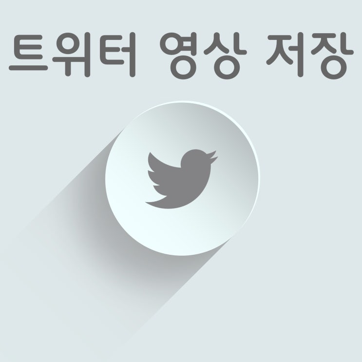 아이폰 트위터 동영상 저장 영상 다운로드 방법