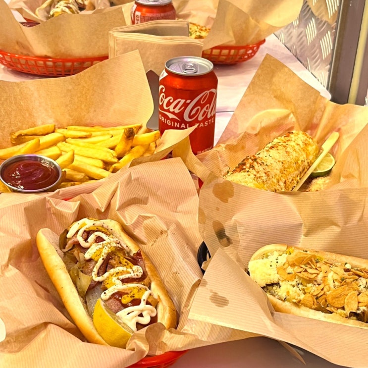  강남역 핫도그 맛집, 엘에이도그(주차 가능)