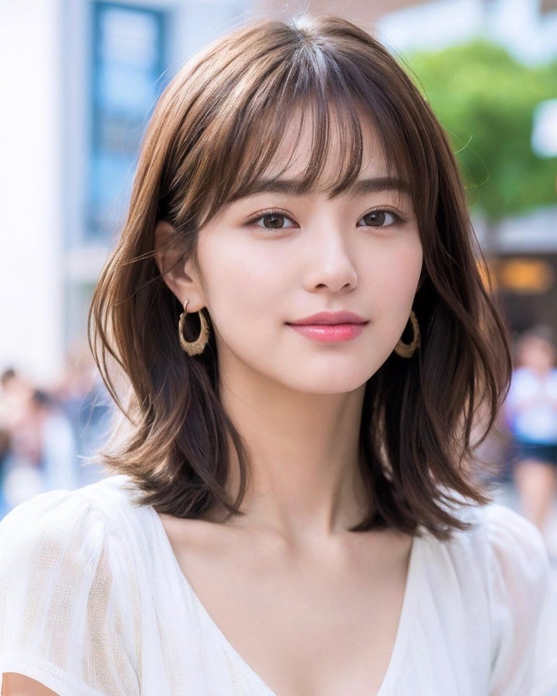 여자 미디엄 헤어스타일 넷플릭스 트렁크 정윤하 미디엄 단발머리