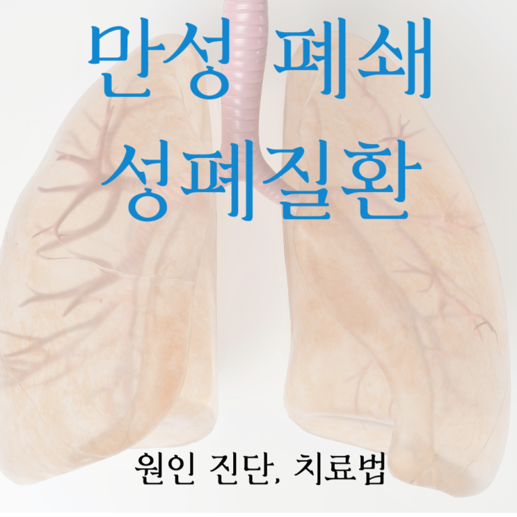  만성폐쇄성폐질환 원인 진단, 치료법
