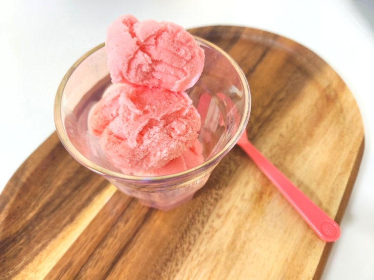 대용량 하이디 OK 업소용 아이스크림 5L 딸기맛 후기