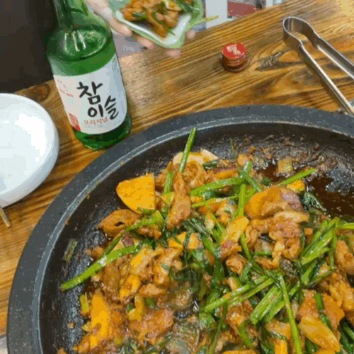  신당맛집 오리고기 전문점 등마루 오리주물럭 강추