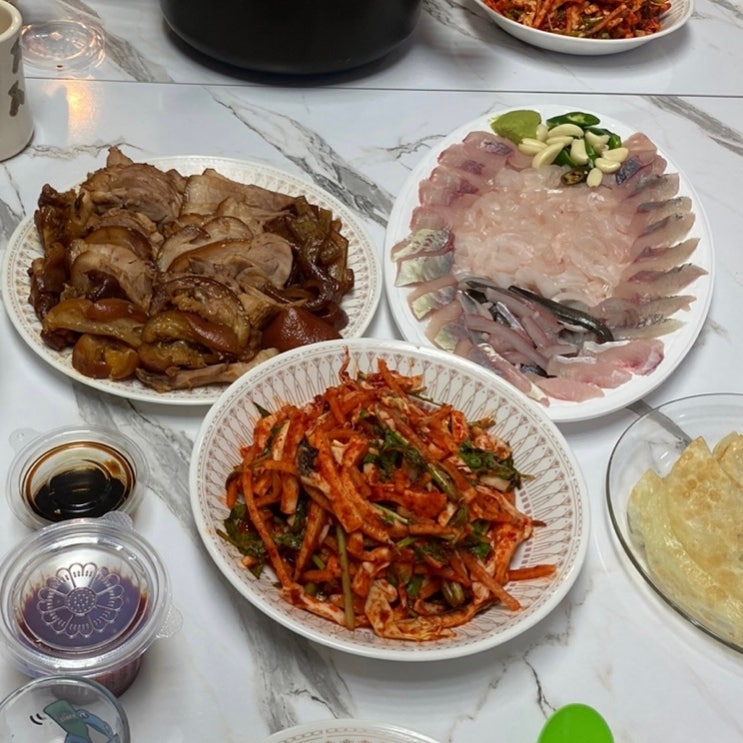  대구 반고개 맛집 의성무침회 포장
