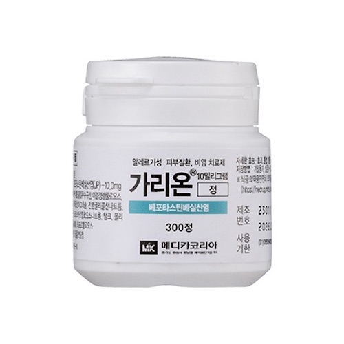  가리온정 10mg 항히스타민 2세대
