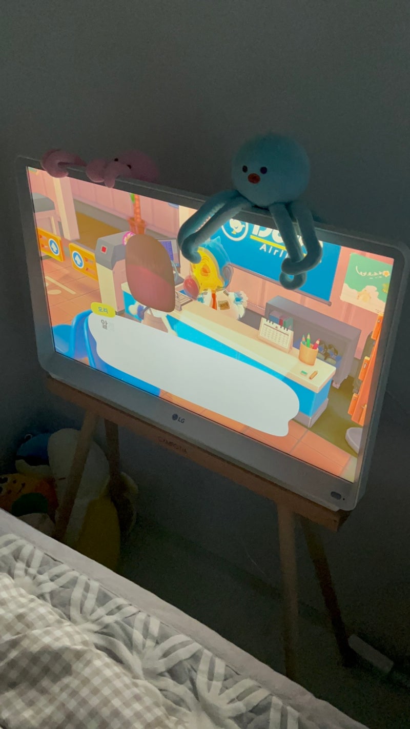 캠포티아 LG 룸앤티비 1세대 거치대 27인치 스탠드