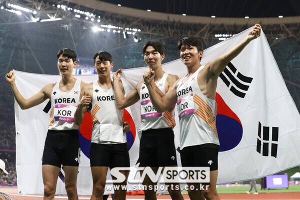 [항저우 아시안게임] 한국 <b>육상</b> <b>남자</b> 400m <b>계주</b>, 37년만의... 