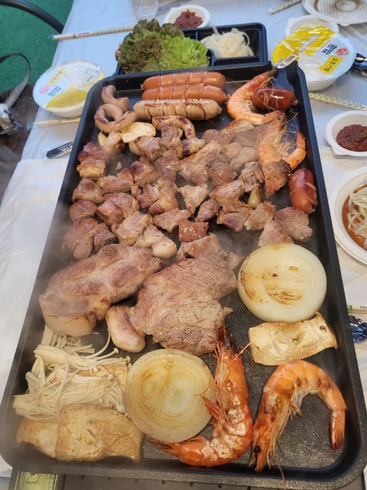 [경기.김포.양촌] 아이와 가족식사 하러 가기 좋은 애견 동반 캠핑식당 <캐빈하우스>