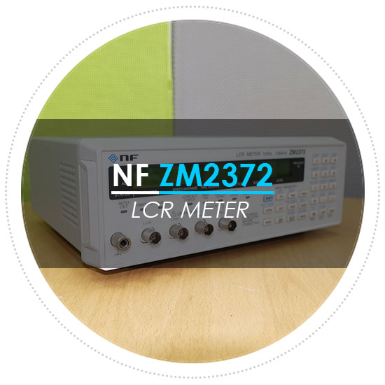  중고계측기렌탈 판매 대여/매각  NF Corp ZM2372 LCR Meter엘씨알미터