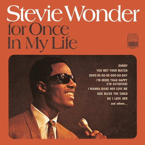 [하루한곡] Stevie Wonder(스티비 원더) - For Once in My Life (1968)