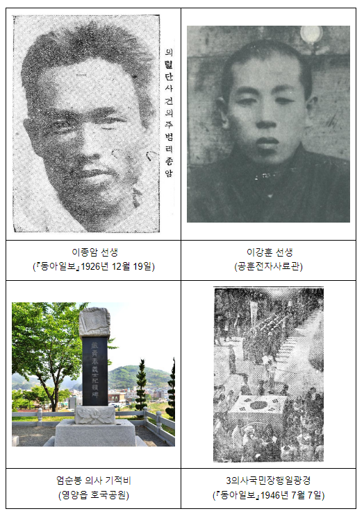 2023년 10월의 독립운동가, ‘의열활동의 주역’ <이종암·이강훈·엄순봉 선생> 선정 2023년 10월의 독립운동가, ‘의열활동의 주역’ <이종암·이강훈·엄순봉 선생> 선정