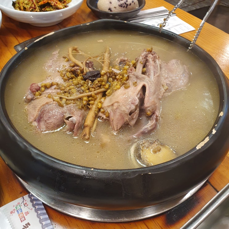  부산 사하구 하단 당리 가족식사 오리탕 백숙 맛집 동원장수촌