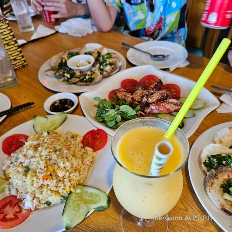 다낭 맛집 라플라주 La Plage 안방비치 씨푸드 해변 레스토랑