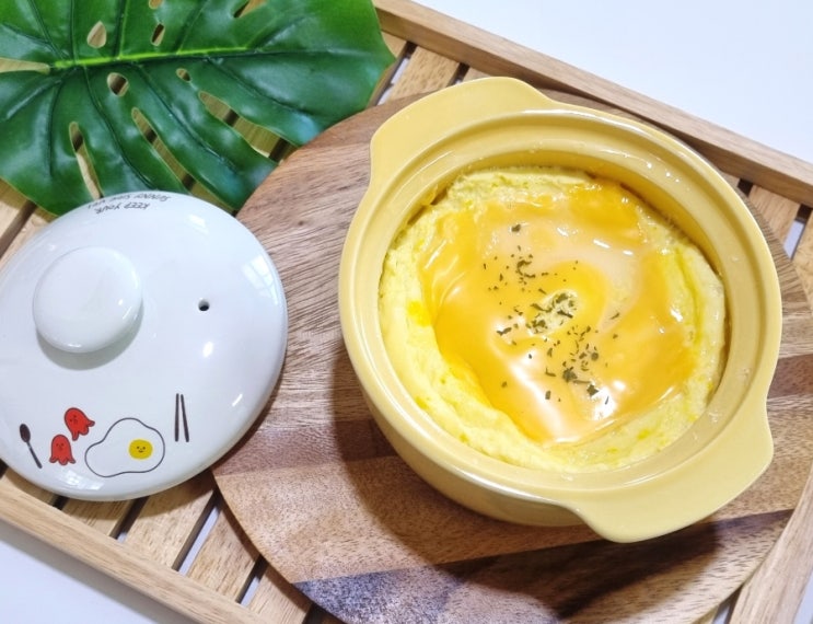  다이소 계란찜기 백종원 전자레인지 뚝배기 치즈 계란찜 만들기