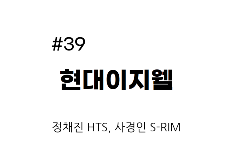  [종목공부] 현대이지웰 주가, 기타서비스, 인터넷, VIP자산운용 [재무데이터, S-RIM]