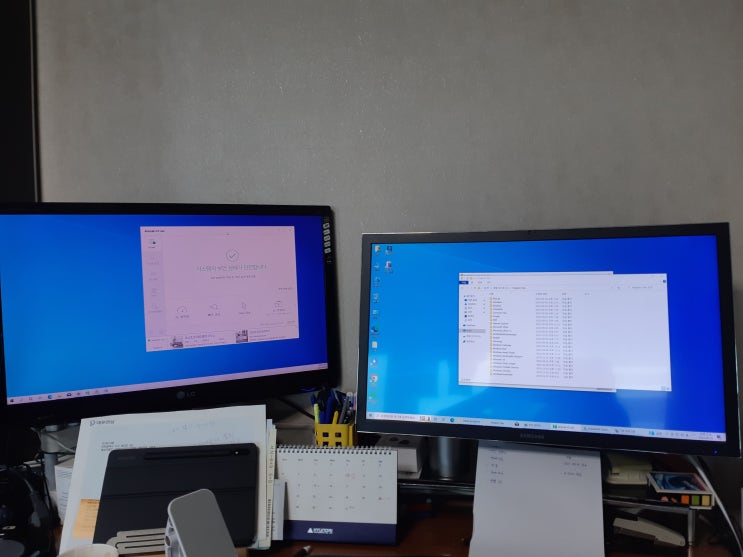  삼성 일체형 컴퓨터 PC 업그레이드 DM700A7K-K58 SSD불량 고용량으로 교체 작업 출장