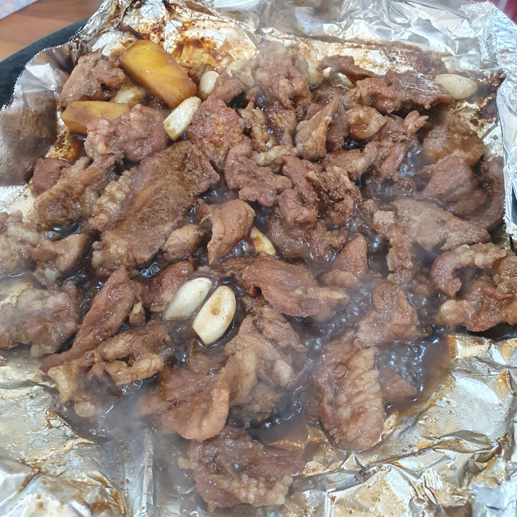  부산 초량 양념돼지갈비 맛집 은하갈비 주차