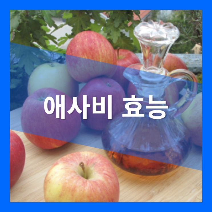  애사비 효능 효과 : 애플사이다비니거 부작용 없이 먹는 방법