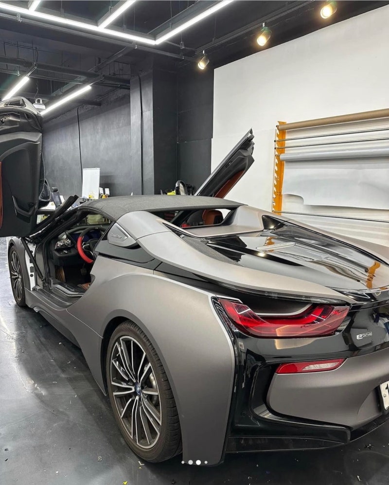 인천 계양구 / 전체 랩핑 / 차콜 메탈릭 / BMW / i8