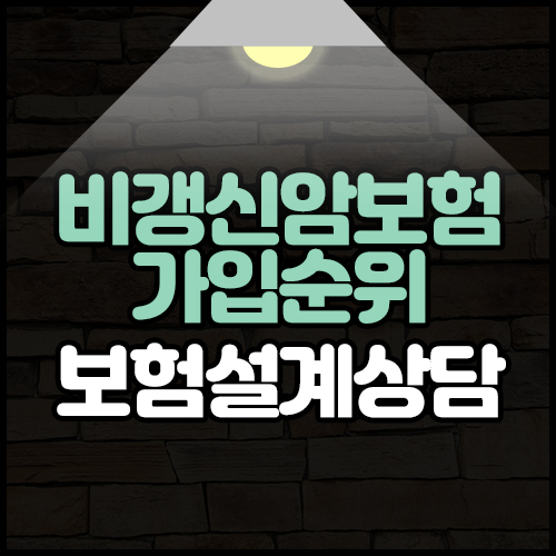  비갱신암보험가입순위 실속있게 챙긴다면 보험설계상담 확인해보기