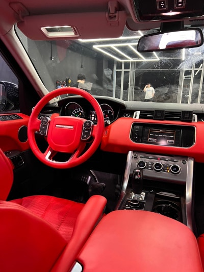 인천 계양구 / 실내커스텀 / 오렌지 / 랜드로버 / 레인지로버 스포츠
