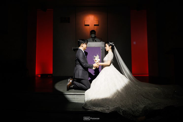 100주년 기념 교회 본식 스냅 [나인포토스냅] 교회 결혼식
