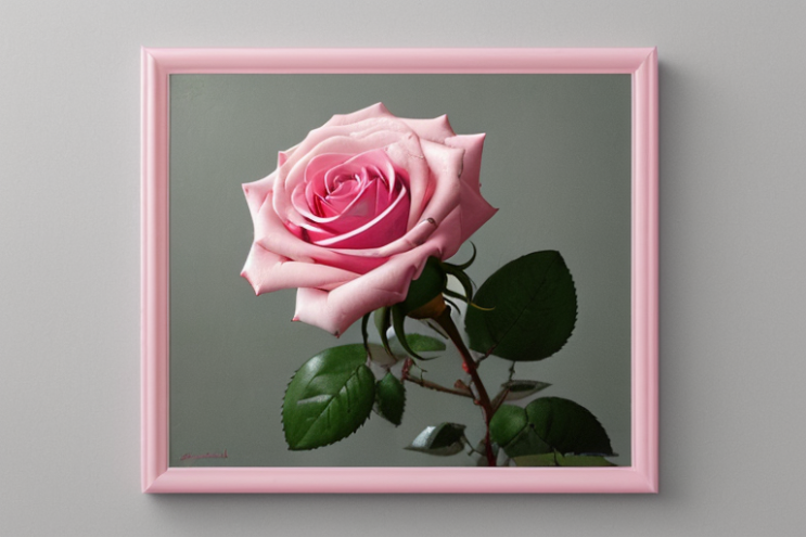 [Ai Greem] 사물_꽃 058: 썸네일 하기 좋은 분홍 장미, 분홍 꽃 AI 무료 이미지