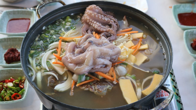 태안 해물칼국수 보양식 안면도 칼국수 [꽃지해물칼국수]