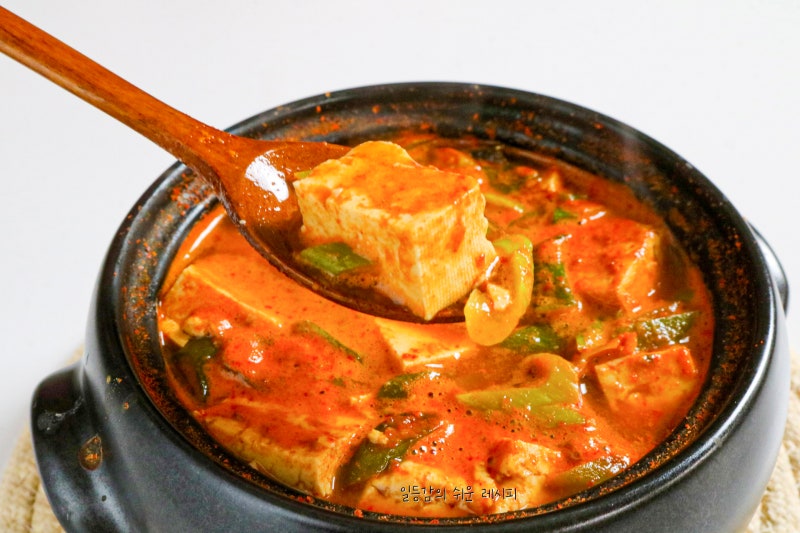 백종원 된장찌개 레시피 고깃집 된장찌개 맛있게 끓이는법 간단한 된장찌개 재료 팁
