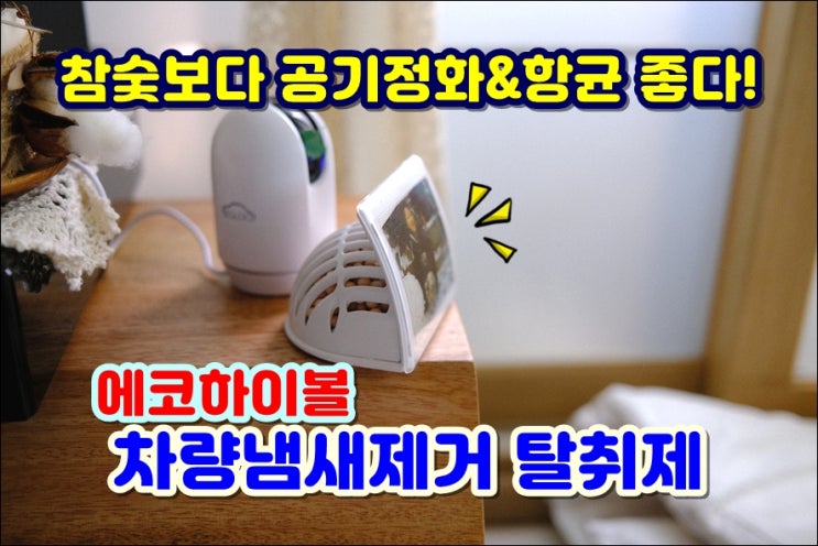  에코하이볼 차량용탈취제 새차냄새제거 에어컨쉰내 담배냄새제거