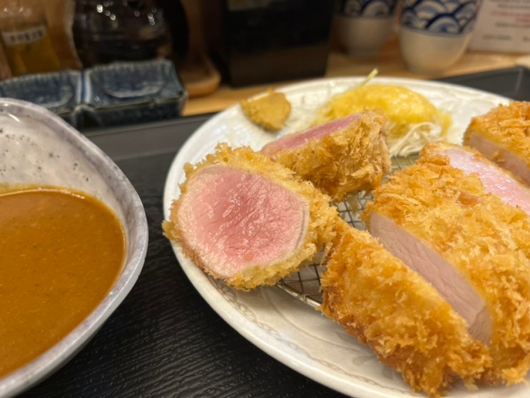  전주 혁신도시 돈카츠 흑심 모듬카츠정식 카츠산도