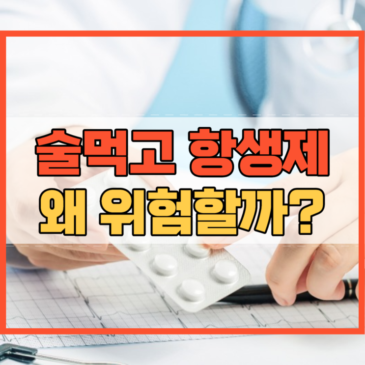  술먹고 항생제 왜 위험하다고 할까요?
