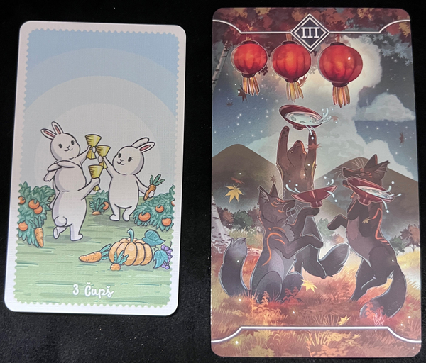  Tarot, Three of Cups - 컵 3 번
