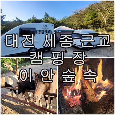  대전 세종에서 접근하기 좋은 공주 이안숲속 캠핑장