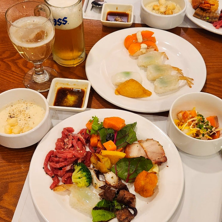  제주시뷔페 가짓수 다양하고 퀄리티 좋은 칠성뷔페(맥주, 와인 무제한!)