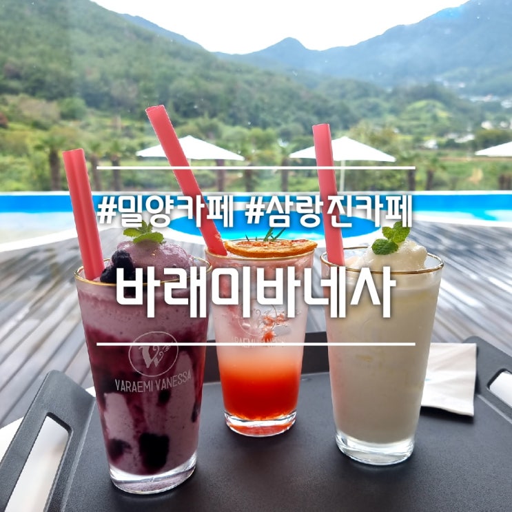  밀양 삼랑진 카페] 바래미바네사 || 핑크뮬리가 있는 뷰맛집 대형 포토존 카페