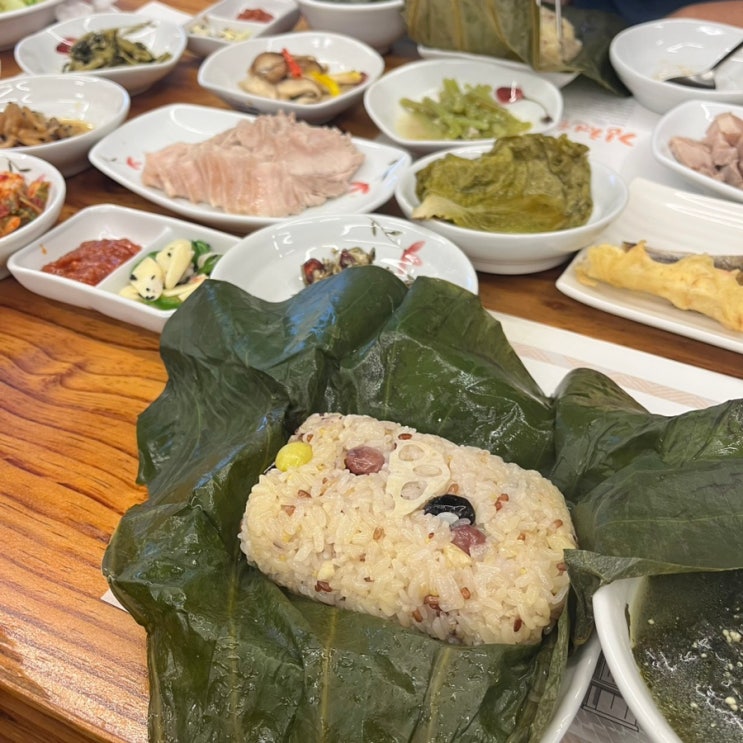   김천연잎한정식 _ 가족과 외식하기 좋은 건강한 밥상, 연화지 맛집 연향에 다녀오다. 내돈내산 :-)
