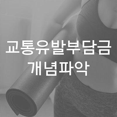  교통유발부담금 개념 및 요약정리
