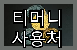 티머니 사용처 어디에서 온라인 결 제 가능