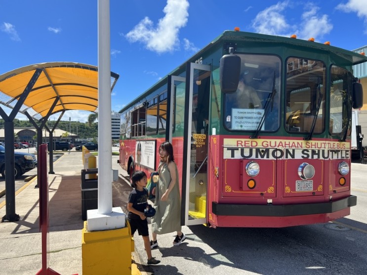 괌 트롤리버스 무료로 타고 GPO부터 마이크로네시아몰까지 버스투어하기(시간표, 노선 포함)