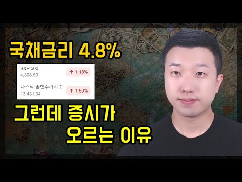 국채금리 4.8%와 골디락스가 동시에 왔다? 증시가 오르는 이유