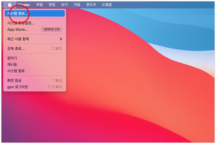  맥북(MacBook) 그래픽 프로세스 상세 정보 확인하기